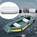 DENPETEC Inflatable Boat Seat Cushion | Durable PVC Kayak Pad for Outdoor Camping | Foldable Air Seat Cushion (56*27*15cm) - Buy Online on GoSupps.com