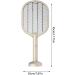 Electric Fly Swatter | 3000V Electric Indoor UV Light 2 in 1 Inhaled Photocatalyst Fly LED Lamp with 3-Layer Safety Mesh (Beige) - Buy Online on GoSupps.com