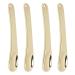 BROLEO Set of 4 metal makeup spatulas - Made of zinc alloy - Mini eye cream applicator for moisturizers and face cream