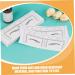 Healeved Eyebrow Ruler 100pcs Eyebrow Design Ruler Tools Brow Stencil Measuring Tool Brow Ruler Make up - Buy Online on GoSupps.com