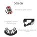 4 Pack Large Rhinestone Jeweled Banana Hair Clips - Sparkly Hair Accessories for Women - Buy Online on GoSupps.com