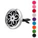 Lotus Flower Aromatherapy Car Air Freshener - Essential Oil Diffuser with Vent Clip & 8 Color Refill Pads - Ideal for International Shipping - Buy Online on GoSupps.com
