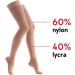 Buy Lauma Medical Compression Stockings 23-32 mmHg Class 2 - Lace Strips Beige M Size for Varicose Veins & Leg Swelling International Shipping Available - Buy Online on GoSupps.com