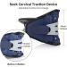 SSDDDLZEQ Neck Support | Adjustable Cervical Spine Traction Device with Airbag | 360 Neck Protection | Height Adjustable | Blue Color - Buy Online on GoSupps.com