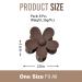 Flower Big Hair Claw Clips 6 PCS Set - Strong Hold Jaw Clamps for Thick Hair Women & Girls - Buy Online on GoSupps.com