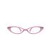 Pop Fashionwear Rhinestone Colorful Cat Eye Reading Glasses R223 (Crystal Purple 2.50)