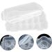 BUGUUYO Box Plastic Trays Food Trays Clear Plastic Egg Holder Egg Dispenser Egg Carton Crisper Multi-Layer White 32x18cm - Buy Online on GoSupps.com