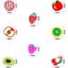 KIMOBER 6000PCS Multicolor Polymer Fruit Slices Cute Set for DIY Craft & Nail Art - Cellphone Decoration Charms - Buy Online on GoSupps.com