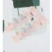 24 Pcs Pink Flower French Acrylic Press on Nails for Women | Short/Medium Glue on Fake Nails with Glue - Buy Online on GoSupps.com