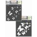 CrafTreat Layered Butterfly Stencils for Painting on Wood  Paper  Fabric  Floor  Wall and Tile - 2 Step Butterfly - 2 Pcs - Size: 6x6 Inches Each - Reusable DIY Art and Craft Stencils for Home Decor 2 Step Butterfly 6X6...