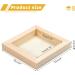 8 Pack 4x4 Inch Unfinished Square Wood Panels for DIY Arts & Crafts Projects - Buy Online on GoSupps.com