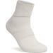TSLA Diabetic Crew Socks 3 Pairs - Men & Women, Loose Fit, Non-Binding, Breathable Cotton - Beige/Medium - Buy Online on GoSupps.com