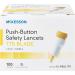 McKesson Safety Lancets 17 Gauge Sterile Push-Button 2mm Blade - 100 Count - Buy Online on GoSupps.com