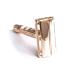 SUP Classic Metal Razor - Double-Edged Reusable Eco-Friendly Unisex with 5 Replacement Blades - Rose Gold Gilded Pink - Buy Online on GoSupps.com