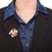 Enamel Christmas Bell Brooch with Crystal - Gold Brooches for Men & Women | Unisex Party Jewelry Corsage - Buy Online on GoSupps.com