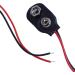KTELI 4Pcs 15cm 9V Battery Clip Connector - I Type Black & Red | International Shipping Available - Buy Online on GoSupps.com