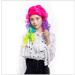 BGHJUE Halloween Colored Curls Synthetic Hair Wig with Bangs - Long Straight Wig for Black Women - International Shipping Available - Buy Online on GoSupps.com