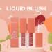 Gireatick 4 Colors Liquid Cream Blush Set - Velvet Mousse Texture for Cheeks, Eyes & Lips | Waterproof, Lightweight & Easy Blending Formula for Natural Looking Flush - Women & Girls - Buy Online on GoSupps.com