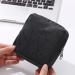 Sanitary Napkin Storage Bag Menstrual Cup Pouch Period Bag for Teen Girls Portable Menstrual Pad Sanitary Napkin Storage Tampons Holder for Purse Black