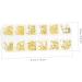 POPETPOP Shell Decor 25 Boxes Metal Nail Decoration Metal Charms for Nails 3d Nail Stickers Nail Decals Nail Art Decoration Nail Jewelry Nails Gems Nail Gems The Circle Accessories Pp - Buy Online on GoSupps.com