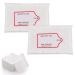 Lint Free Wipes for Nails Lint-Free Nail Wipe Pads Nail Wipe Pads Lint Lint Free Wipes Polish Pads Nail Polish Cleaning Remover Wipes Nail Polish Remover Wipes for Cleaning DIY Nail (White)