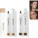 FLIPNEX freckle pen Light Brown/Dark Brown freckle pen for face quick dry freckle pen makeup mole freckle pen 2.5ml faux freckle pen colourpop freckle pen freckle pen henna waterproof long lasting (Dark Brown)