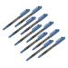 NOLITOY 10pcs Eyebrow Marker Pen Cosmetic Liner Beauty Marker Lip Mapping Pen Plastic Water Proof Use a Pen 13.9x1.8cm Blue