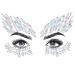 Buy Mermaid Face Stickers & Gems | Festival Body Jewels | Rhinestone Temporary Tattoos for Women & Girls - 2 Sets - Buy Online on GoSupps.com