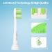 Guhiwuk Replacement Toothbrush Heads for Philips Sonicare Electric Toothbrush - 10 Pack - Buy Online on GoSupps.com