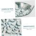 Zerodeko 3 Pcs Shaped Seasoning Dish White Dishes Dessert Plates Soy Dipping Plate Wasabi Dish Sauce Serving Dish Soy Sauce Plates Serving Bowls Mini Ceramics Seasoning Plate Japanese-Style 10.8X10.1X4.6CMx3pcs Blue 02x3pcs - Buy Online on GoSupps.com
