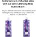 Dancing in Skies Bubble Bath Set - 2 Bottles x 500ml Mean's Double The Bliss of Luxury. Each"Infused with The Scent of Cosmic Violet and Amber Moonstone - Buy Online on GoSupps.com