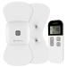 Comfytemp Wireless TENS Unit Muscle Stimulator for Pain Relief Therapy, Rechargeable TENS Machine for Pain Management, Portable TENS Device for Back, Shoulder, Cramps Pain Relief, 15 Modes, 2 Pads