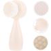 POPETPOP Silicone Face Brush Multi-Function Facial Brush Face Exfoliating Brush Household Facial Brush Home Accessory Facial Cleaning Brush Silica Gel White Washbasin Soft - Buy Online on GoSupps.com
