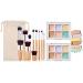 PhantomSky Professional Makeup Colour Correcting Palette Set of 2 Colour Concealer Makeup Palette with 11 Piece Essential Face Brushes 6 Shades Creamy Blendable Texture Waterproof Cosmetics Cream Palettebrushset-114