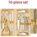 Nail Clipper Set 16-Piece Nail Clippers Set Stainless Steel Nail Clippers Pedicure Kit Nail File Nail Clippers Manicure Beauty Kit with Portable Fashion Bag (Gold) Nail Clipper Kit - Buy Online on GoSupps.com