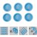 MAGICLULU 12 Pcs Mold Checkers Resin Silicone Baking Silicone Chess Moulds Doll Bath Tub Small Stainless Steel Bowls De para Gelatinas Baking Tool Baking Fondant Silica Gel Manual 3.5X3.5X0.8CMx2pcs Bluex2pcs - Buy Online on GoSupps.com