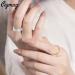 Cigmag 2PCs Magnetic Lymph Drainage for Women - 99% Pure Copper Adjustable Finger Rings in Silver & Rose Gold with Gift Box - Buy Online on GoSupps.com