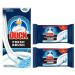Starter Kit Toilet Cleaning Brush 1 Handle + 4 Refills - Duck Fresh Brush with Holder with Duck Fresh Brush Refill (24 Flushable Cleaning Pads)