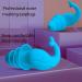 Blue Noise-Cancelling Earplugs for Small Ear Canals - Anti-Snoring & Noise Reduction - Super Soft Loop Design - Buy Online on GoSupps.com