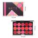 Shogpon 15 Color Cream Lip Gloss Palette & Matte Lipstick Set - Professional Makeup Cosmetics for Everyday Use - Buy Online on GoSupps.com