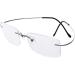 Eyekepper Titanium Rimless Reading Glasses Men Gunmetal +3.00 - 55mm Lens Width - Buy Online on GoSupps.com