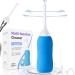 Enema Douche Anti Back-Flow Enema Bulb with 2 Interchangeable Spray Heads Anal Douches Connected to Shower Hole Reusable Enema Vaginal Cleaner kit for Men Women