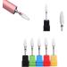 YUEMING 5pcs Ceramic Nail Drill Bits Set - Professional Cuticle Clean & Gel Removal Kit - 3/32 Safety Grinding Wheel for Manicure & Pedicure - Buy Online on GoSupps.com