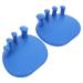 KALLORY Flex Tools 1 Pair Arch Trainer Thumb Splint Sports Accessories Valgus Toe Separator Bunion Protector Toe Stretcher Convenient Big Toe Straightener Convenient Hallux Valgus Simple 11X10X6CM Blue