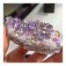 Beautiful 1PC Natural Amethyst Cluster Crystal Electroplating Titanium Quartz Cluster Stone Natural Quartz Crystal Beautiful Natural Luster (Size : 50-100g)