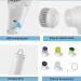 Electric Scrubber for Cleaning with 5 Changing Heads Shower Scrubber USB Charging 360 Vibration Cleaning Electric Scrubber Household Multipurpose Cleaning - Buy Online on GoSupps.com