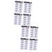 HAPINARY 8 Pcs Eyebrow Stickers Semi Permanent Eyebrows Eyebrow Shape Brown Water Transfer Paper with Soy Ink