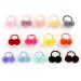 Buy Multi-Colored Elastic Hair Tie Balls | Soft Plush Hair Accessories for Babies Girls and Women - 14 Colors Available - Buy Online on GoSupps.com