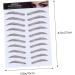NOLITOY 4pcs Female Transfer Fake Water S Eyebrows Sticker Stimulation Hair-like Brow Authentic False - Buy Online on GoSupps.com