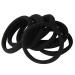 20 PCS Large Black Hair Ties for Thick Hair - Stretchy Ponytail Holders for Braids - 5cm Diameter, 1cm Width - Men, Women, Girls - Buy Online on GoSupps.com